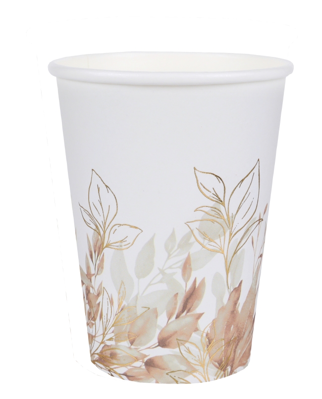 Vasos Follaje Natural 7.8 X 9.7cm 27cl Carton ***OFERTA DTO NO ACUMULABLE