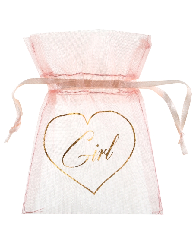 Bolsas Girl Rosa 7.5 X 10cm T.Organza ***OFERTA DTO NO ACUMULABLE