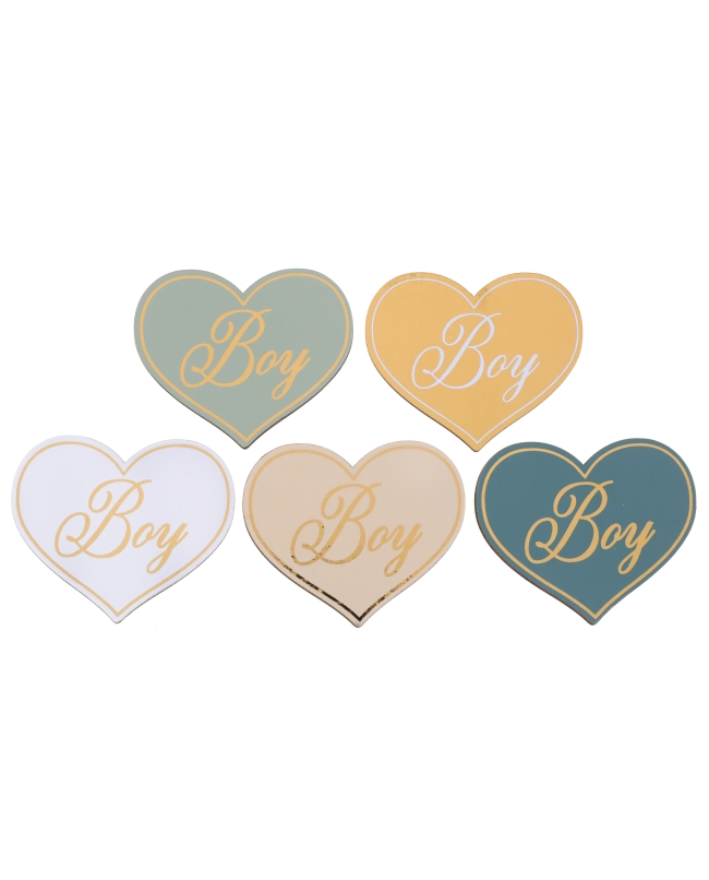 Deco Mesa Confeti Boy Verde 6 X 5cm Madera ***OFERTA DTO NO ACUMULABLE