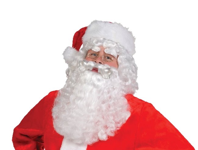 Disfraz Acc: Santa Claus Adult Wig & Beard Sets