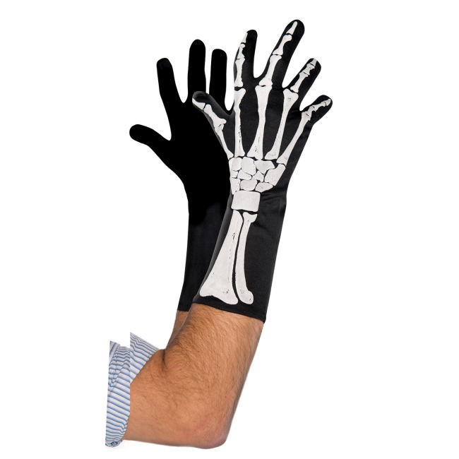 Disfraz Acc. Guantes Esqueleto 3D