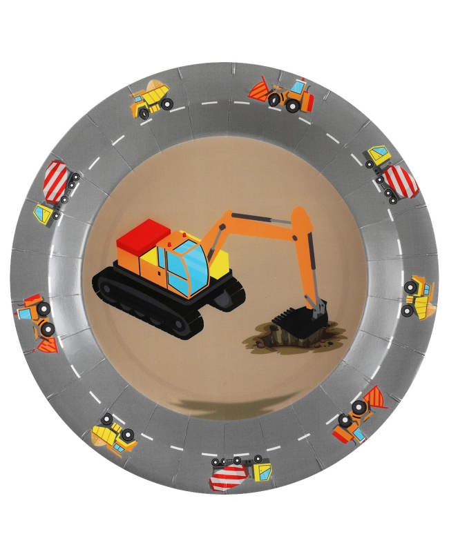 Platos Construccion  22.5cm Carton ***OFERTA DTO NO ACUMULABLE