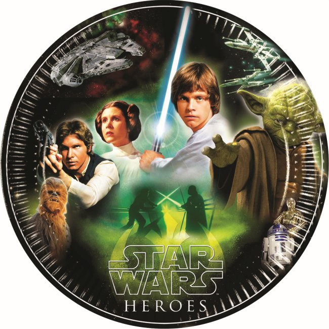 PLATOS 23cm STAR WARS & HEROES