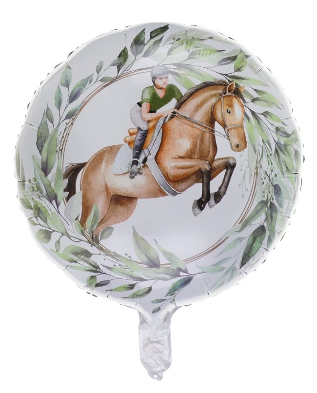 Globo Foil 45cm Paseo Caballo Helio 0.015 m3 ***OFERTA DTO NO ACUMULABLE