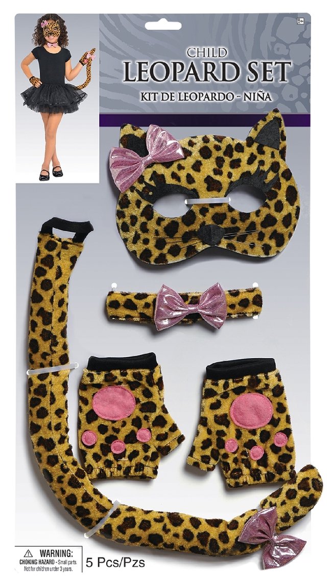 Disfraz Infantil Children Leopard Set Accessories