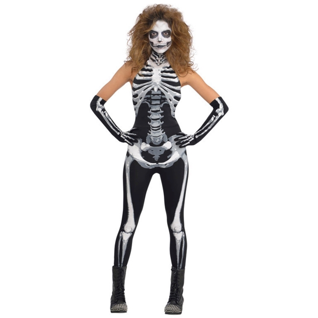 Disfraz Adulto: Mujer Esqueleto Talla M