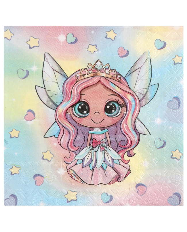 Servilletas Pequeña Hada 33 X 33cm Papel 3 Capas ***OFERTA DTO NO ACUMULABLE