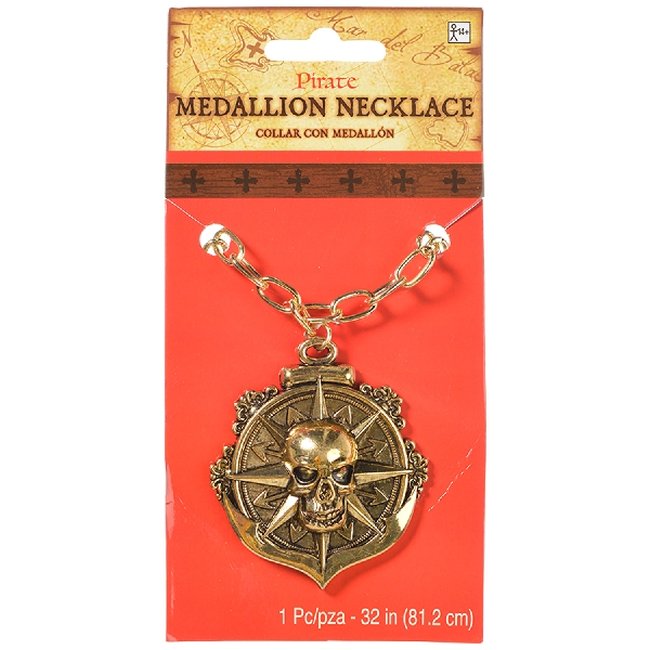 Disfraz Acc Collar Pirate Medallion ***OFERTA DTO NO ACUMULABLE