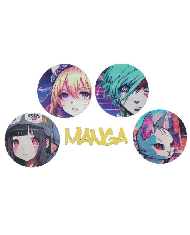 Deco Mesa Confeti Manga 5cm Y 7 X 2cm Madera ***OFERTA DTO NO ACUMULABLE