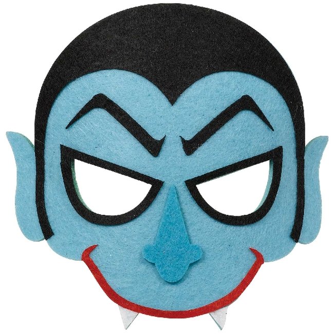DISFRAZ ACC: MASCARA FELPA VAMPIRO 
