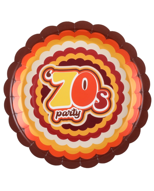 Platos Años 70 23cm Carton ***OFERTA DTO NO ACUMULABLE