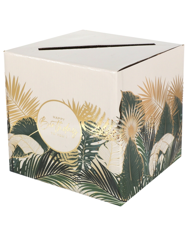 Hucha Happy Bday Jungla 20 X 20 X 20cm Carton ***OFERTA DTO NO ACUMULABLE