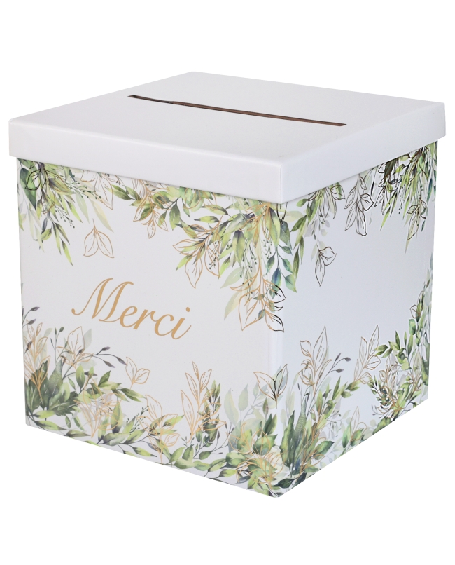 Hucha Follaje Verde 20 X 20 X 20cm Carton ***OFERTA DTO NO ACUMULABLE