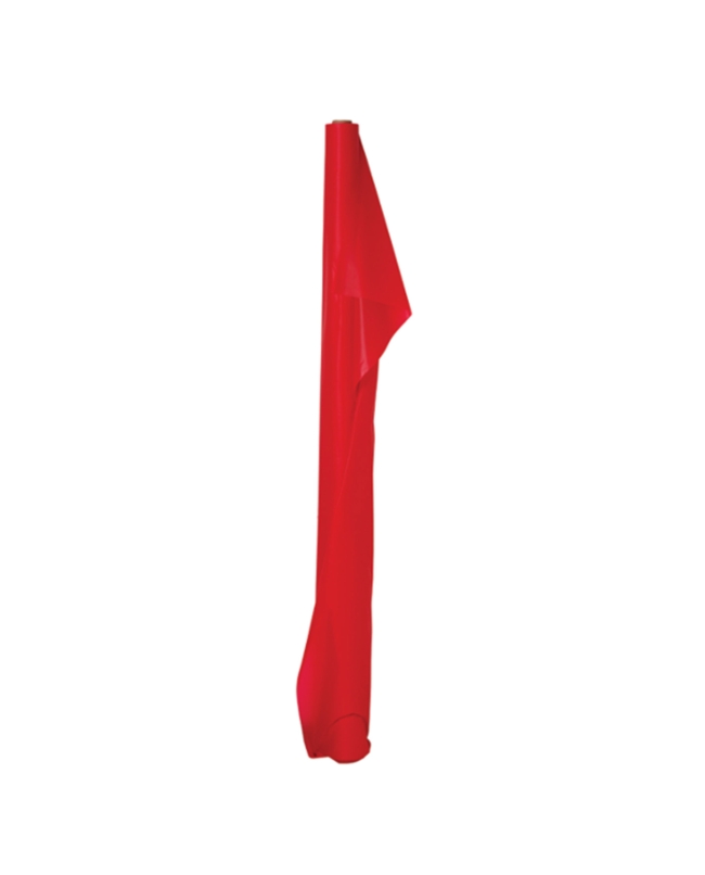 Rollo Mantel Plastico Rojo Rubi 1X30m