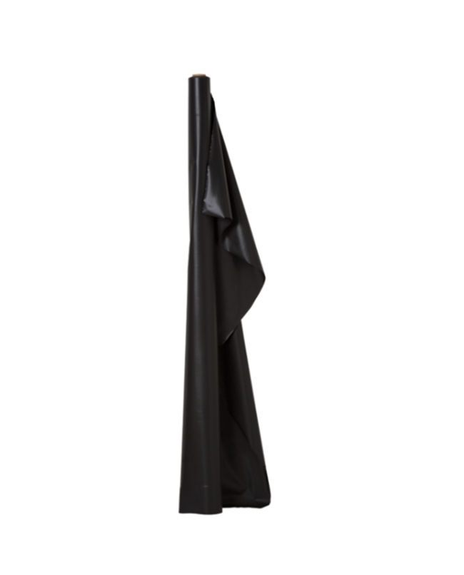 Rollo Mantel Plastico Negro Medianoche 1X30m