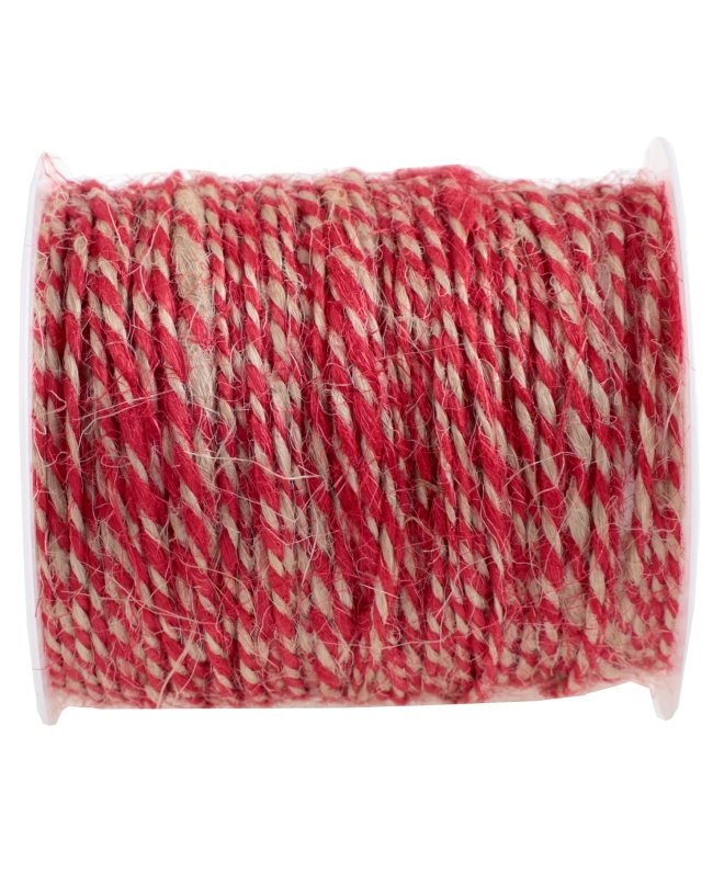 Cordon Rojo-Blanca 2Mm Yute ***OFERTA DTO NO ACUMULABLE