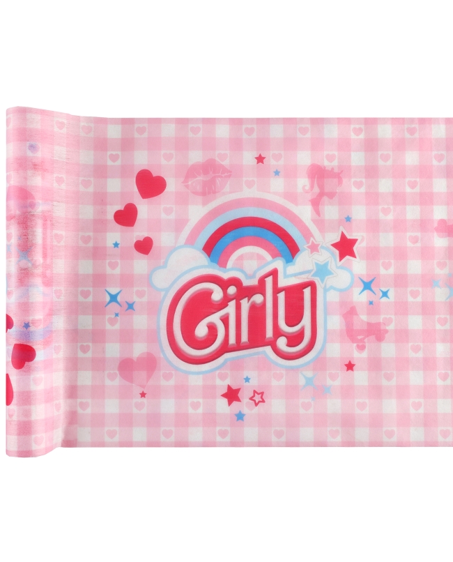Camino Mesa Girly 30cm x 5m Tejido Poliester No Tejido. ***OFERTA DTO NO ACUMULABLE