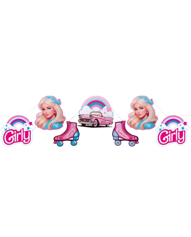 Guirnalda Girly 22 X 20cm / 300cm Carton ***OFERTA DTO NO ACUMULABLE