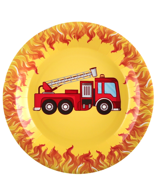 Platos Bomberos 22.5cm carton ***OFERTA DTO NO ACUMULABLE