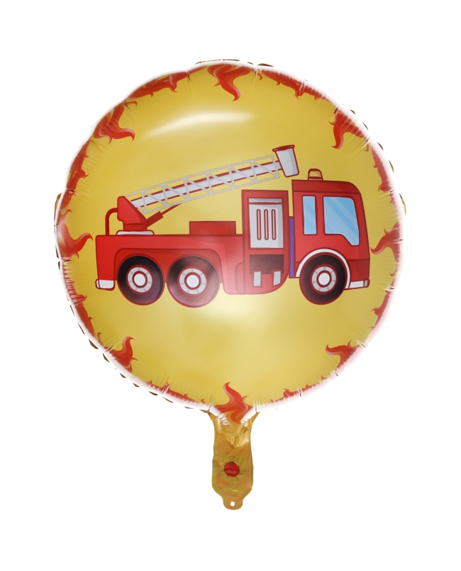 Globo Foil 45cm Bomberos Helio 0.015m3 Al ***OFERTA DTO NO ACUMULABLE
