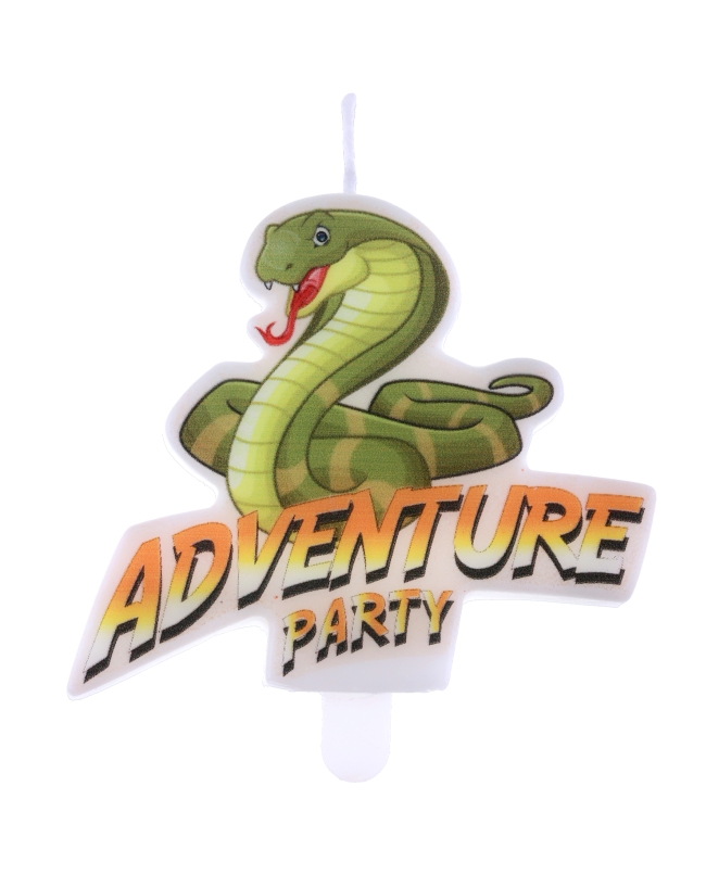 Vela Adventure 6.5 X 7.5cm Parafina Y Plastico ***OFERTA DTO NO ACUMULABLE