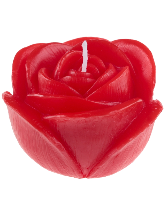 Vela Rosa Roja 12 X 7cm Parafina ***OFERTA DTO NO ACUMULABLE