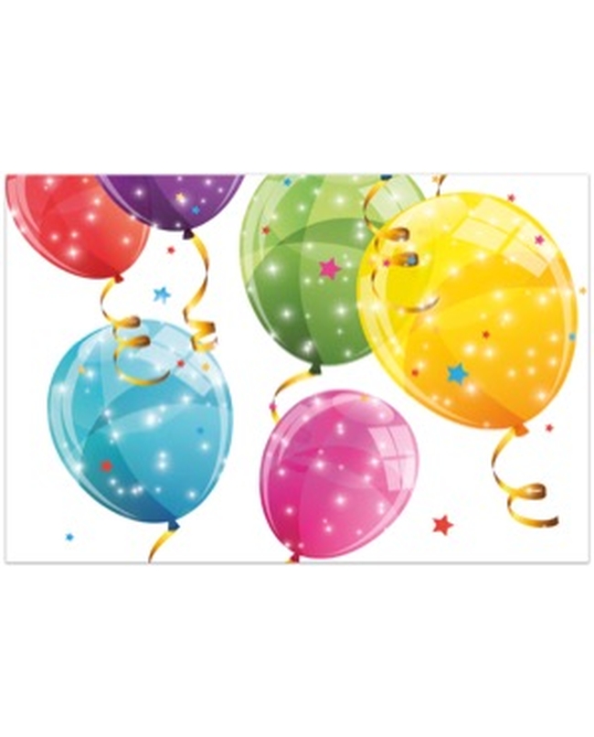 Mantel Plastico 120X180cm Sparkling Balloons