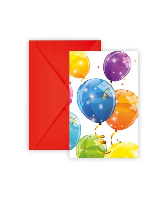 Invitaciones Globos