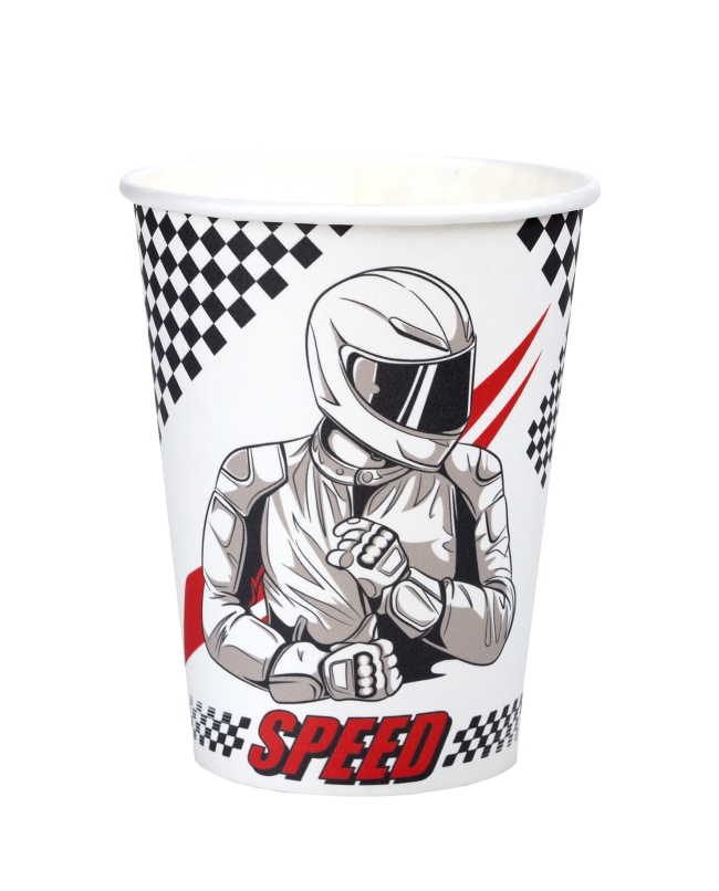 Vasos Formula 1, 7.8 X 9.7cm 27cl. carton ***OFERTA DTO NO ACUMULABLE