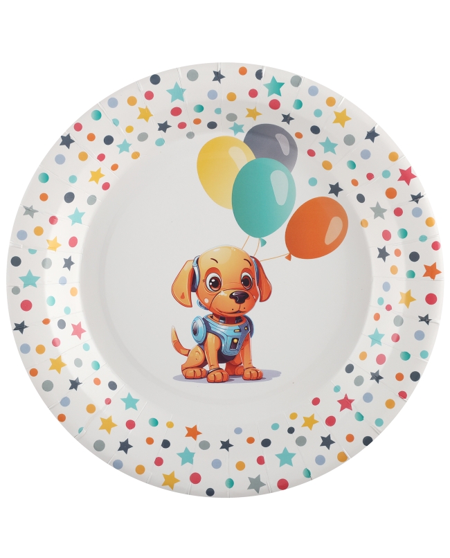 Platos Patrulleros 22.5cm carton ***OFERTA DTO NO ACUMULABLE