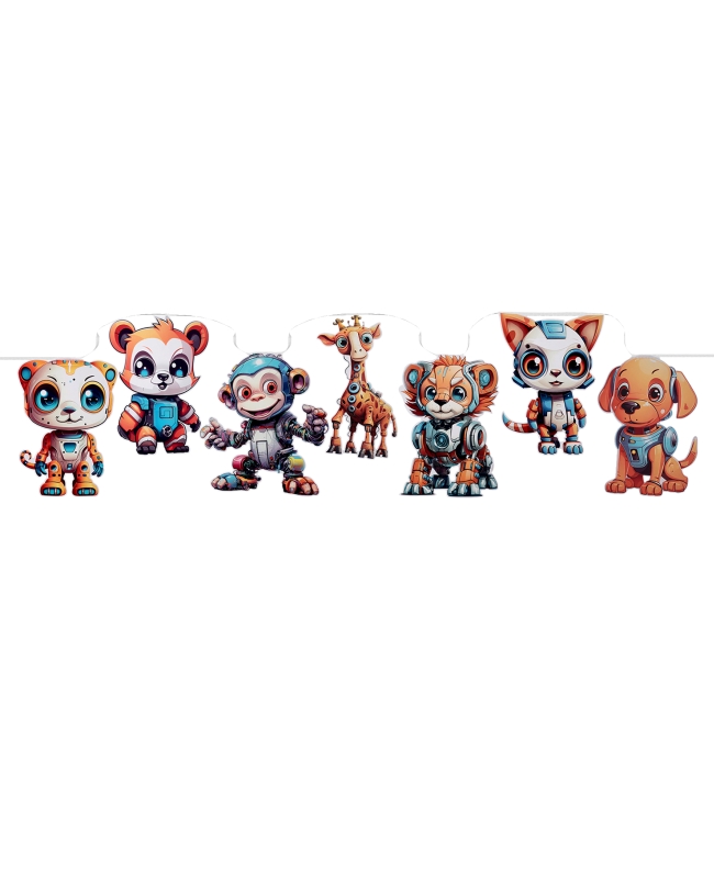 Guirnalda Patrulleros 14.5 X 20cm / 300cm carton ***OFERTA DTO NO ACUMULABLE