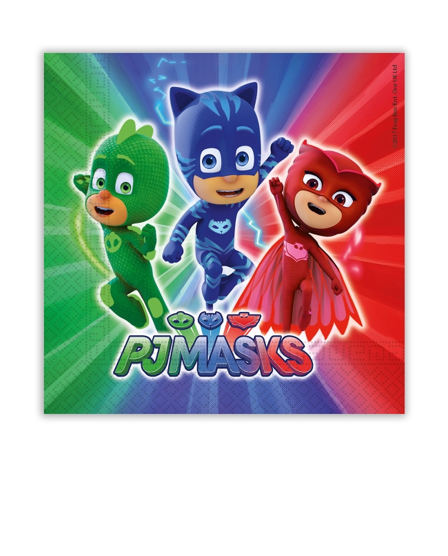 Servilletas 33X33 Pj Masks Fsc