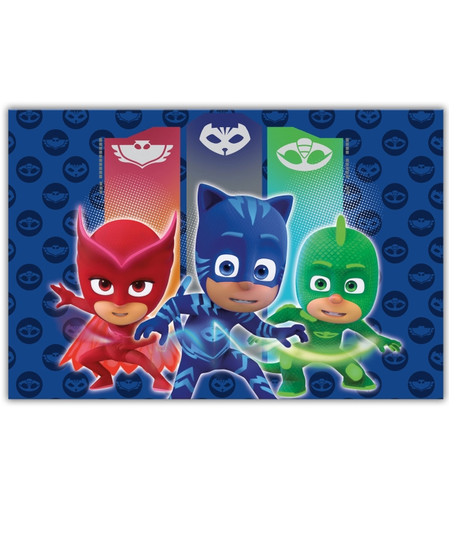 Mantel Plastico 120X180cm Pj Masks