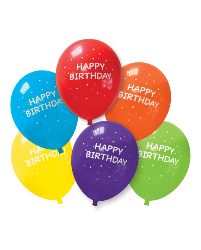 Globos Latex Happy Birthday