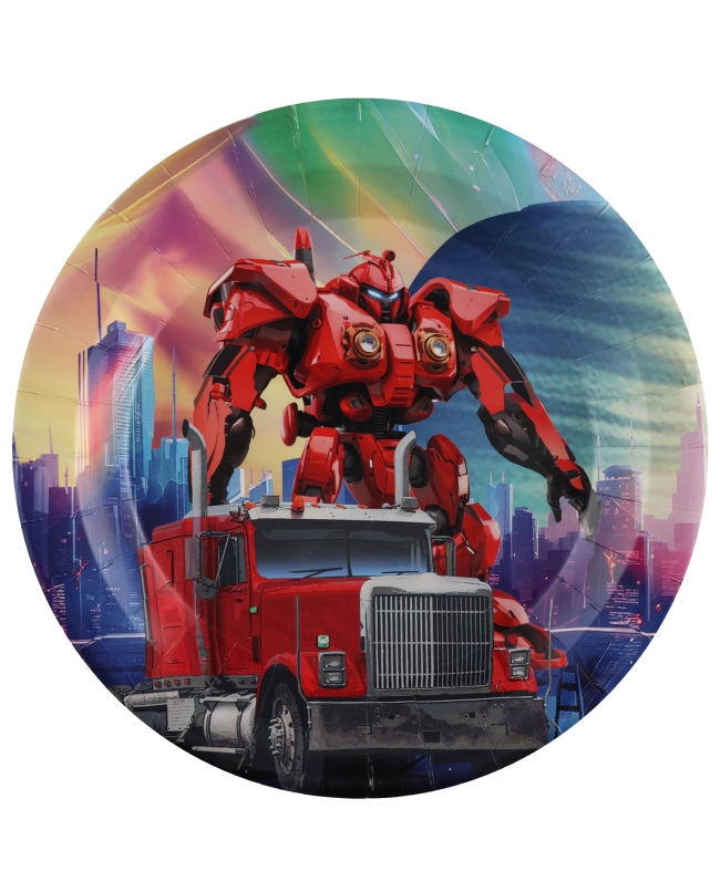 Platos Autorobot 22.5cm carton ***OFERTA DTO NO ACUMULABLE