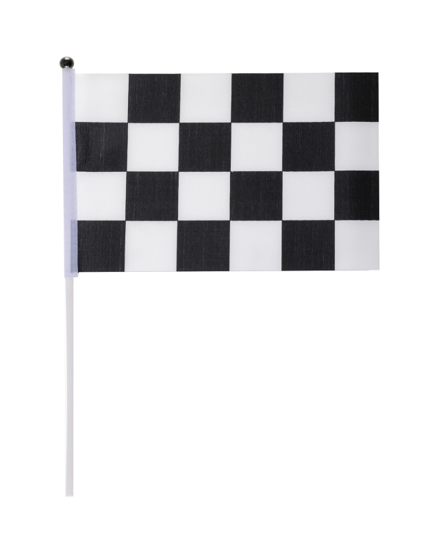 Centro Mesa Bandera Formula 1, 20.5 X 30cm Poliester Y Plastico. ***OFERTA DTO NO ACUMULABLE