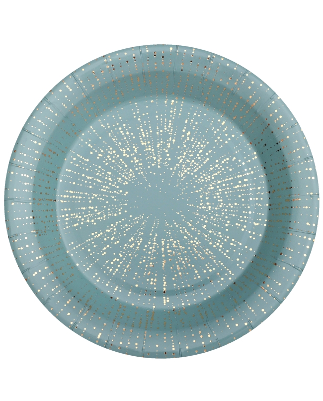 Platos Burbujas Eucalipto 22.5cm Carton ***OFERTA DTO NO ACUMULABLE