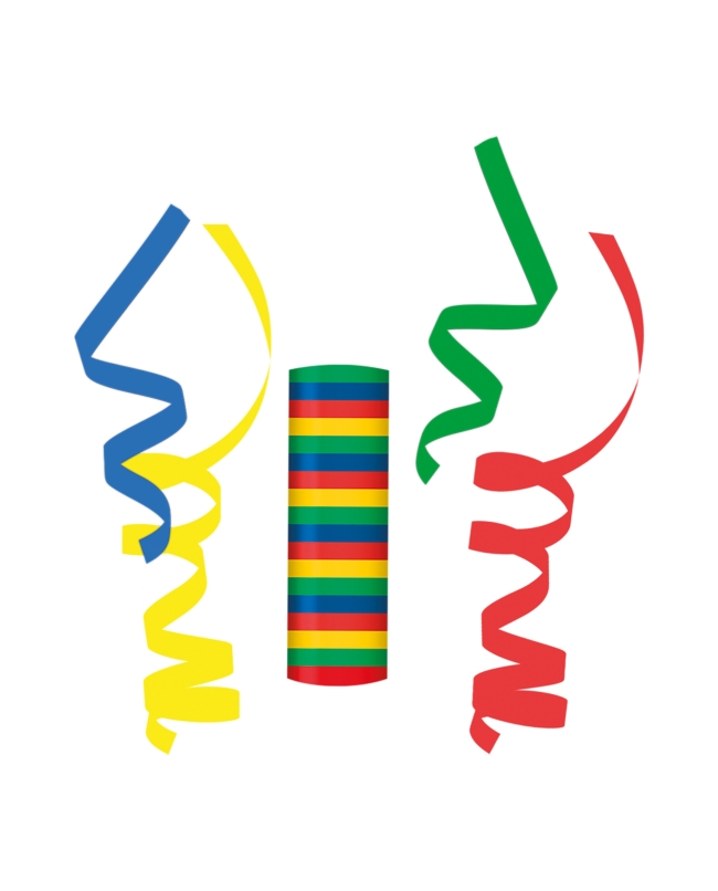 Serpentinas 4 Colores 