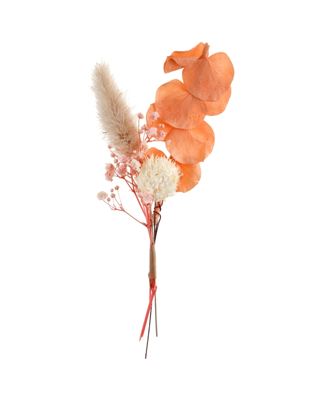 Ramo Flores Peq. Melocoton 6.5 X 12cm Elemt.Naturalseco ***OFERTA DTO NO ACUMULABLE