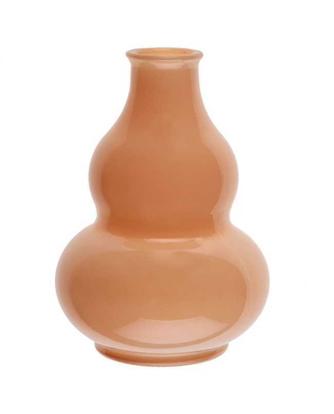 Jarron Calabaza Melocoton 9.5 X 13cm Vidrio ***OFERTA DTO NO ACUMULABLE