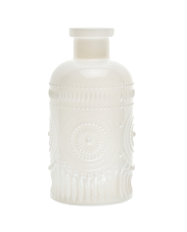 Jarron Vintage Marfil 6 X 12cm Vidrio ***OFERTA DTO NO ACUMULABLE