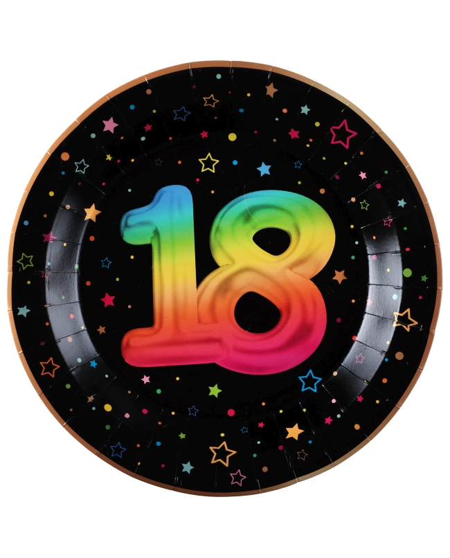 Platos Festicolor Nº18 22.5cm Carton ***OFERTA DTO NO ACUMULABLE