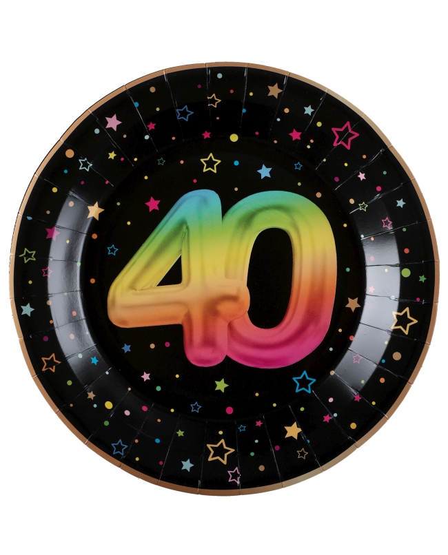 Platos Festicolor Nº40 22.5cm Carton ***OFERTA DTO NO ACUMULABLE