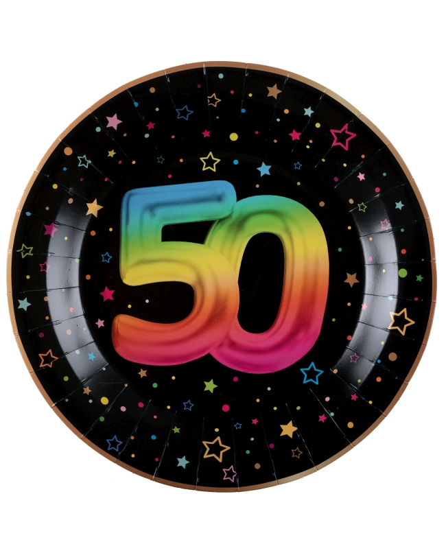 Platos Festicolor Nº50 22.5cm Carton ***OFERTA DTO NO ACUMULABLE