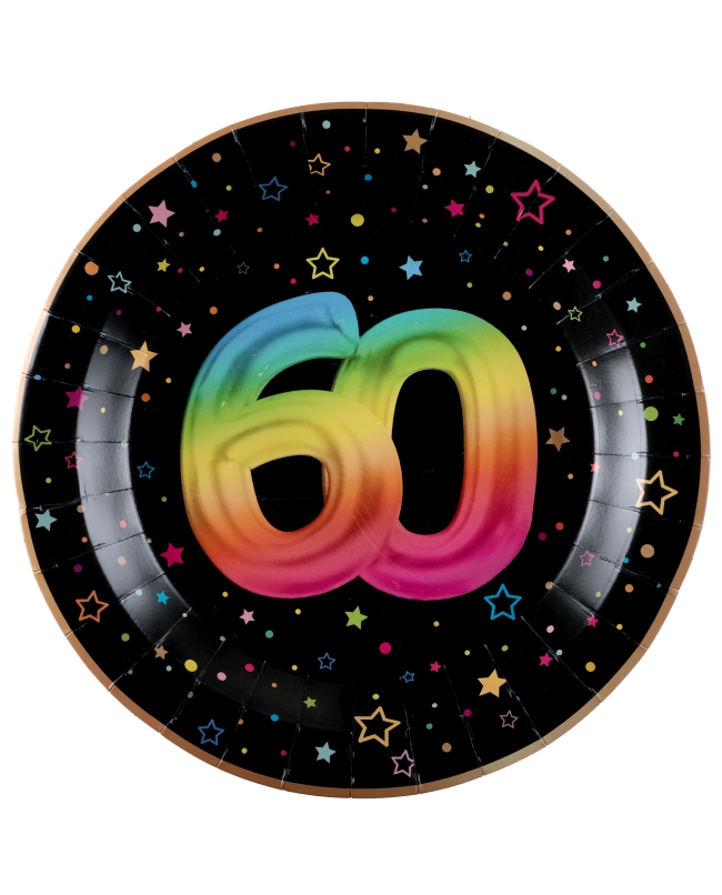 Platos Festicolor Nº60 22.5cm Carton ***OFERTA DTO NO ACUMULABLE