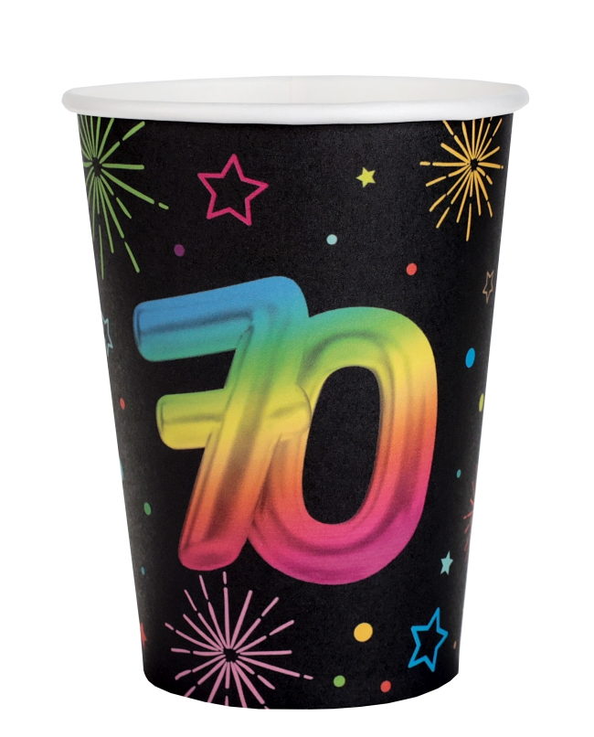 Vasos Festicolor Nº 70 7.8 X 9.7cm 27cl Carton ***OFERTA DTO NO ACUMULABLE