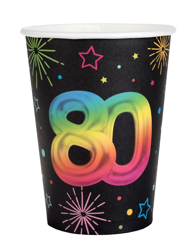 Vasos Festicolor Nº 80 7.8 X 9.7cm 27cl Carton ***OFERTA DTO NO ACUMULABLE