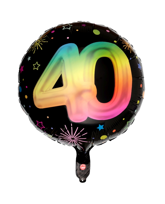 Globo Foil 45cm Festicolor Nº40 Helio 0.015m3 Al ***OFERTA DTO NO ACUMULABLE