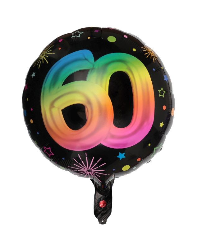 Globo Foil 45cm Festicolor Nº60 Helio 0.015m3 Al ***OFERTA DTO NO ACUMULABLE