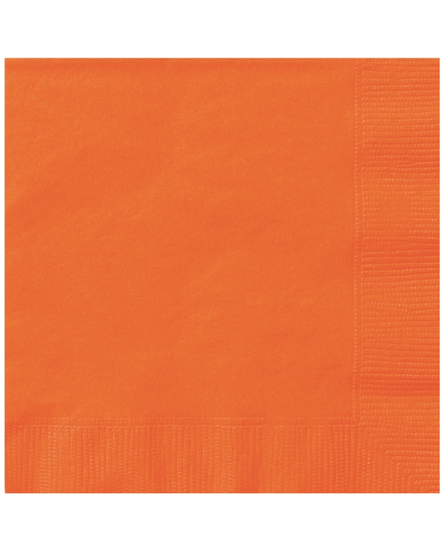 Servilletas 33 x 33cm Naranja ***OFERTA DTO NO ACUMULABLE